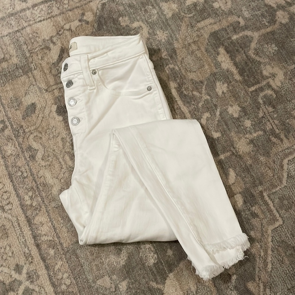 Madewell 10” high rise skinny jeans